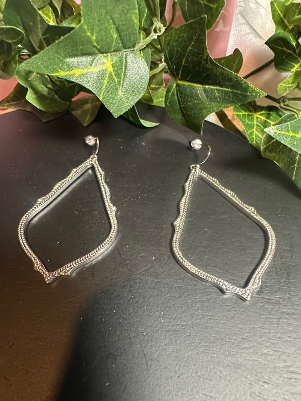 Kendra Scott earrings drop dangle Sophee silver